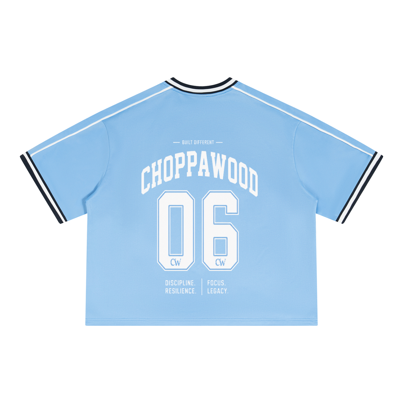 Choppawood Unisex Boxy V-Neck Soccer Jersey | Built Different Edition