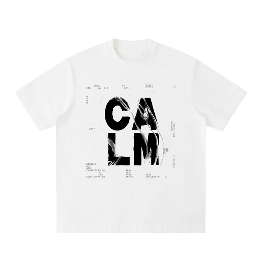 Choppawood "Calm" Heavyweight Vintage Washed Frayed T-Shirt | Premium Oversized Streetwear Tee