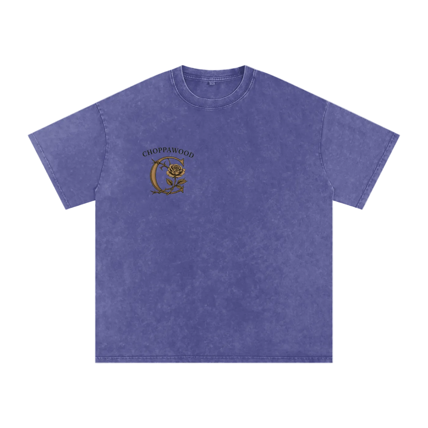 Choppawood Snow Washed Oversized Cotton T-Shirt | Rose & Resilience Edition
