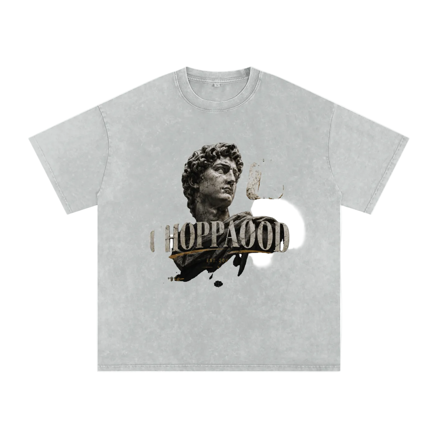 Choppawood Snow Washed Oversized Cotton T-Shirt | Vintage Streetwear Tee