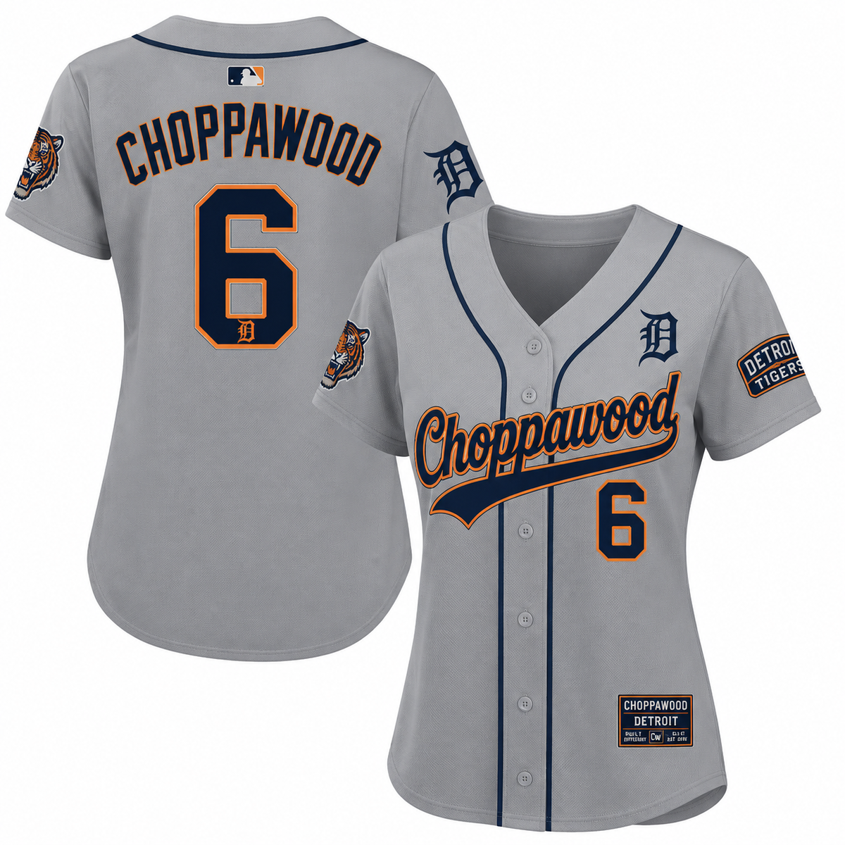 Choppawood Detroit Baseball Jersey | Motor City Edition