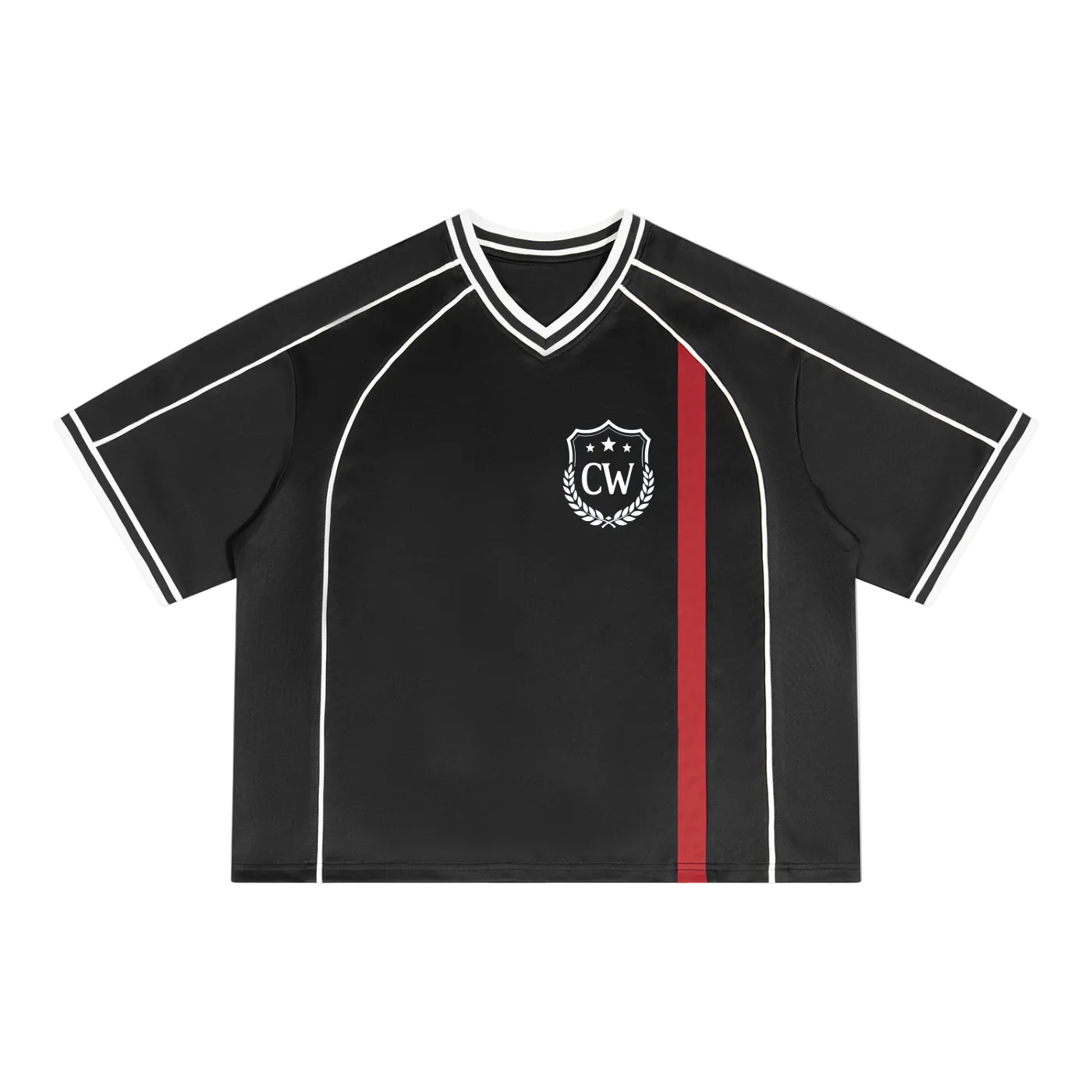 Choppawood Unisex Boxy V-Neck Soccer Jersey | Built Different Edition