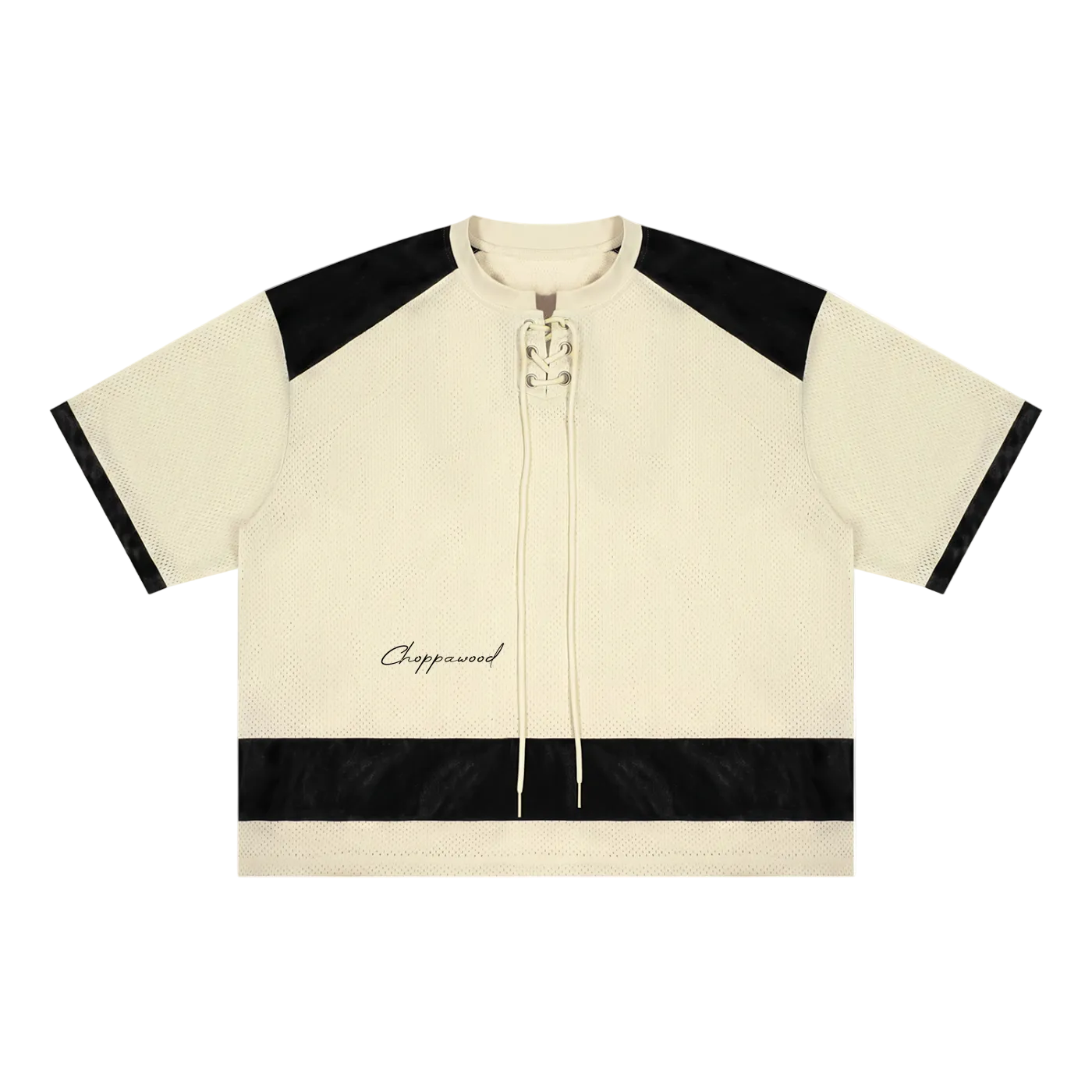 Choppawood X Marks the Spot | Unisex Raglan Sleeve Mesh Boxy T-Shirt