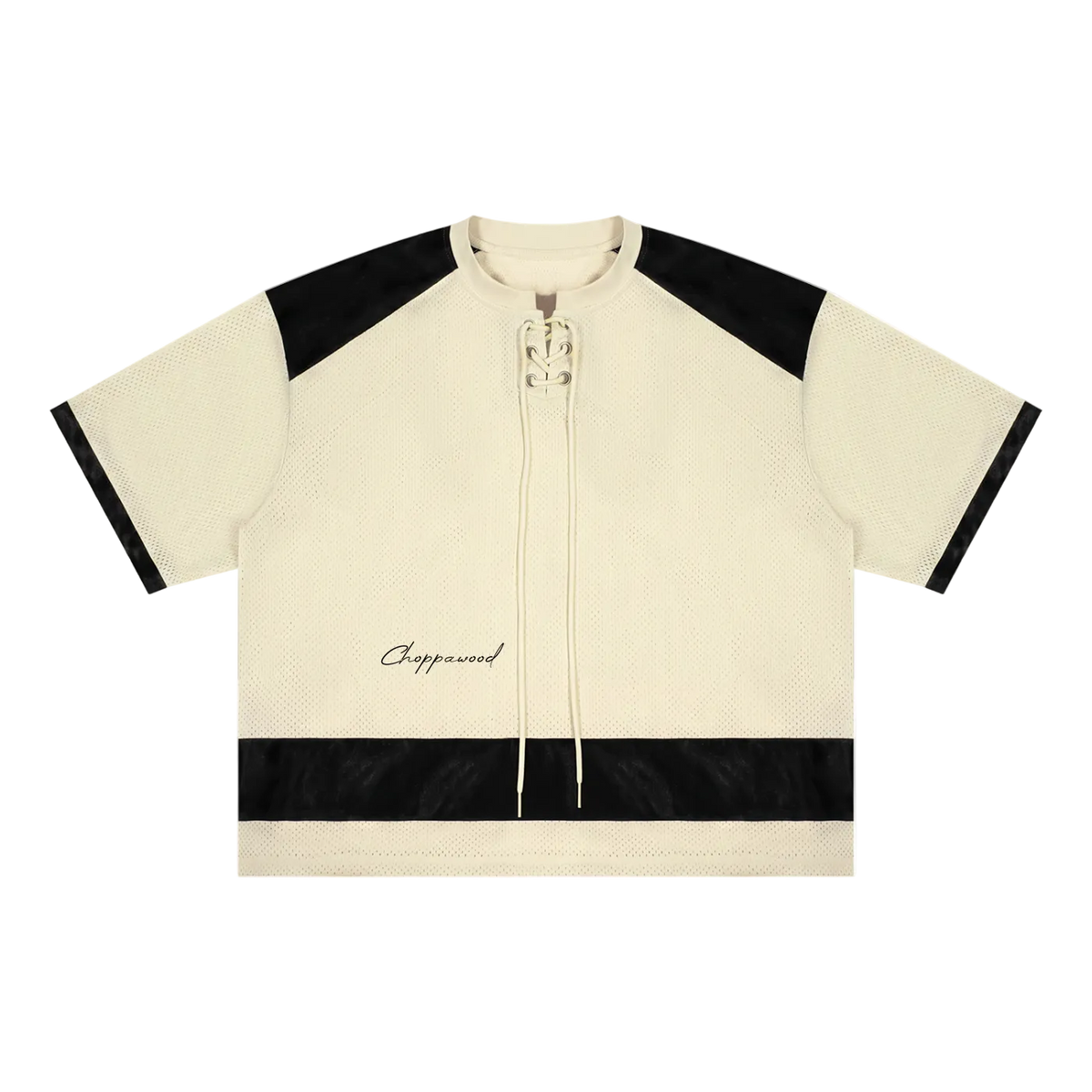 Choppawood X Marks the Spot | Unisex Raglan Sleeve Mesh Boxy T-Shirt