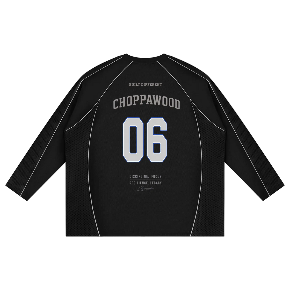 Choppawood Unisex Paneled Raglan Soccer Jersey | Built Different Edition