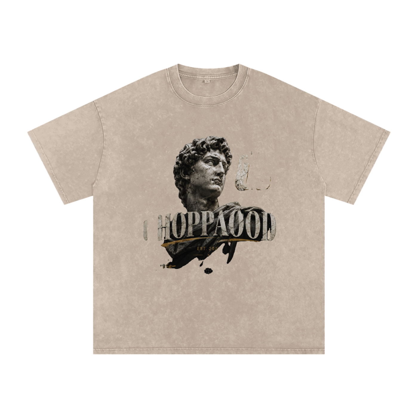 Choppawood Snow Washed Oversized Cotton T-Shirt | Vintage Streetwear Tee