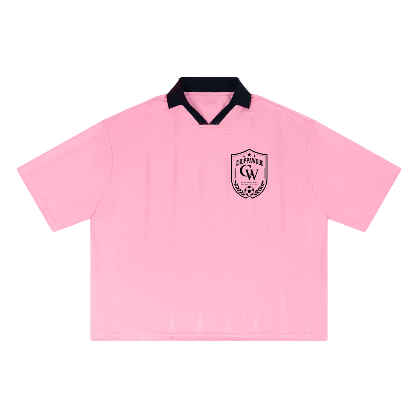 Choppawood Unisex Striped Boxy Soccer Jersey | Built Different Edition