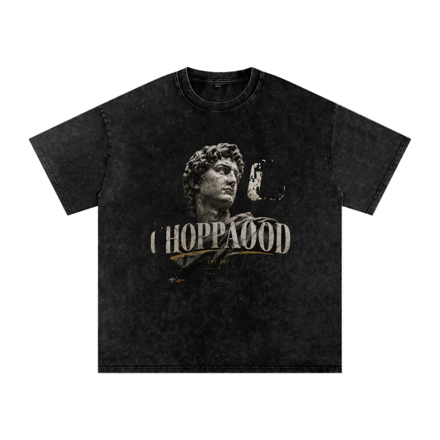 Choppawood Snow Washed Oversized Cotton T-Shirt | Vintage Streetwear Tee