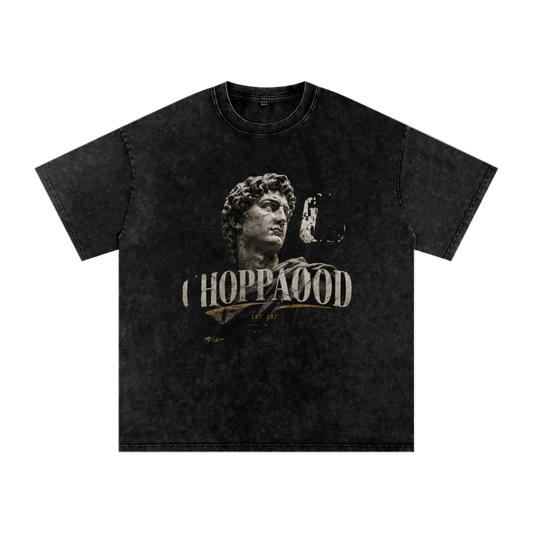 Choppawood Snow Washed Oversized Cotton T-Shirt | Vintage Streetwear Tee