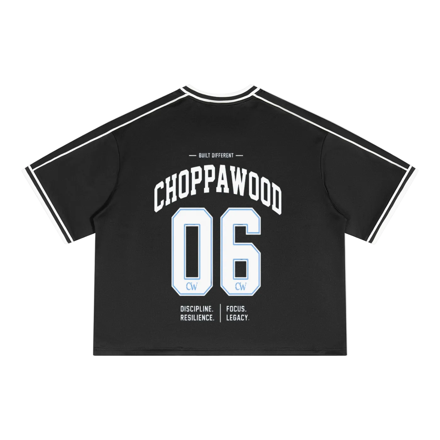 Choppawood Unisex Boxy V-Neck Soccer Jersey | Built Different Edition