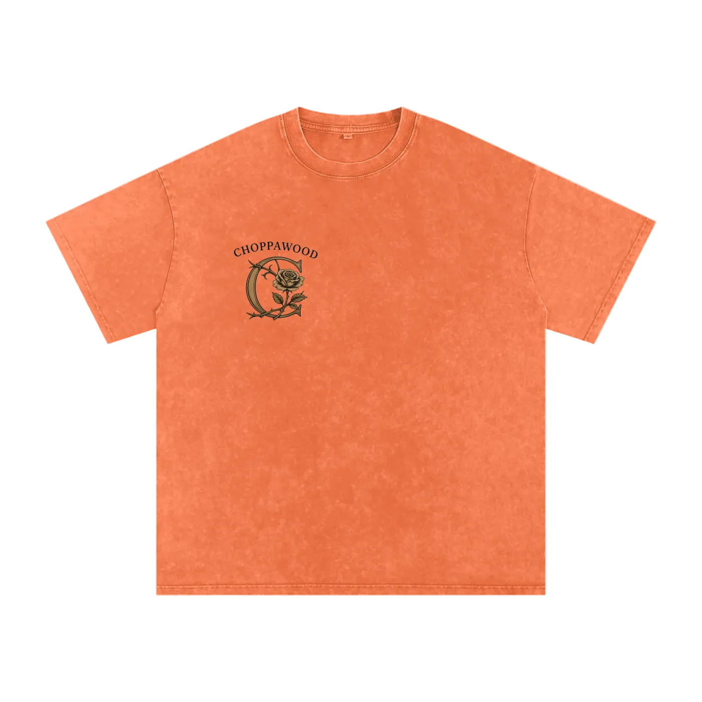 Choppawood Snow Washed Oversized Cotton T-Shirt | Rose & Resilience Edition