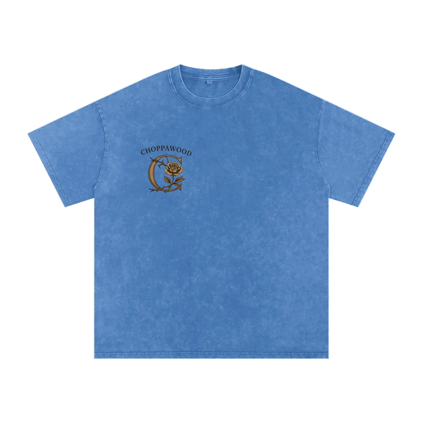 Choppawood Snow Washed Oversized Cotton T-Shirt | Rose & Resilience Edition