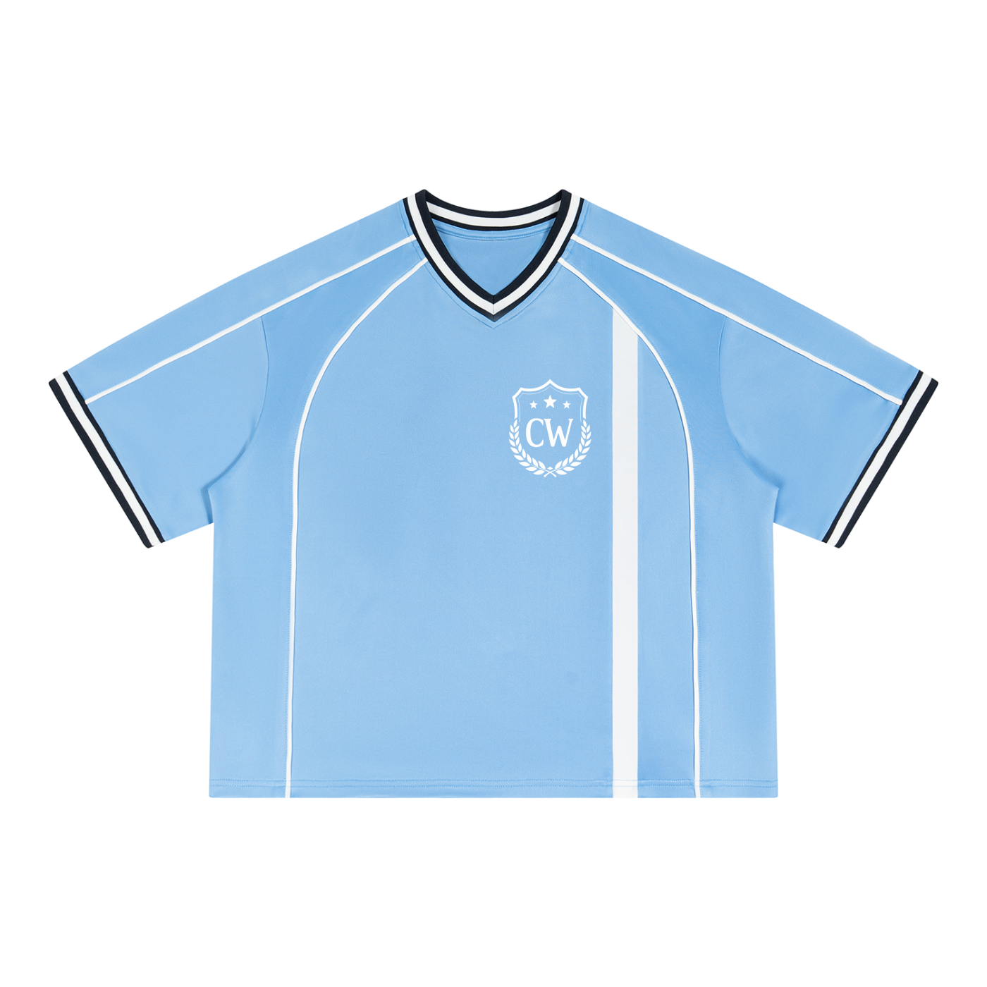 Choppawood Unisex Boxy V-Neck Soccer Jersey | Built Different Edition