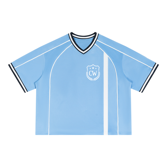 Choppawood Unisex Boxy V-Neck Soccer Jersey | Built Different Edition
