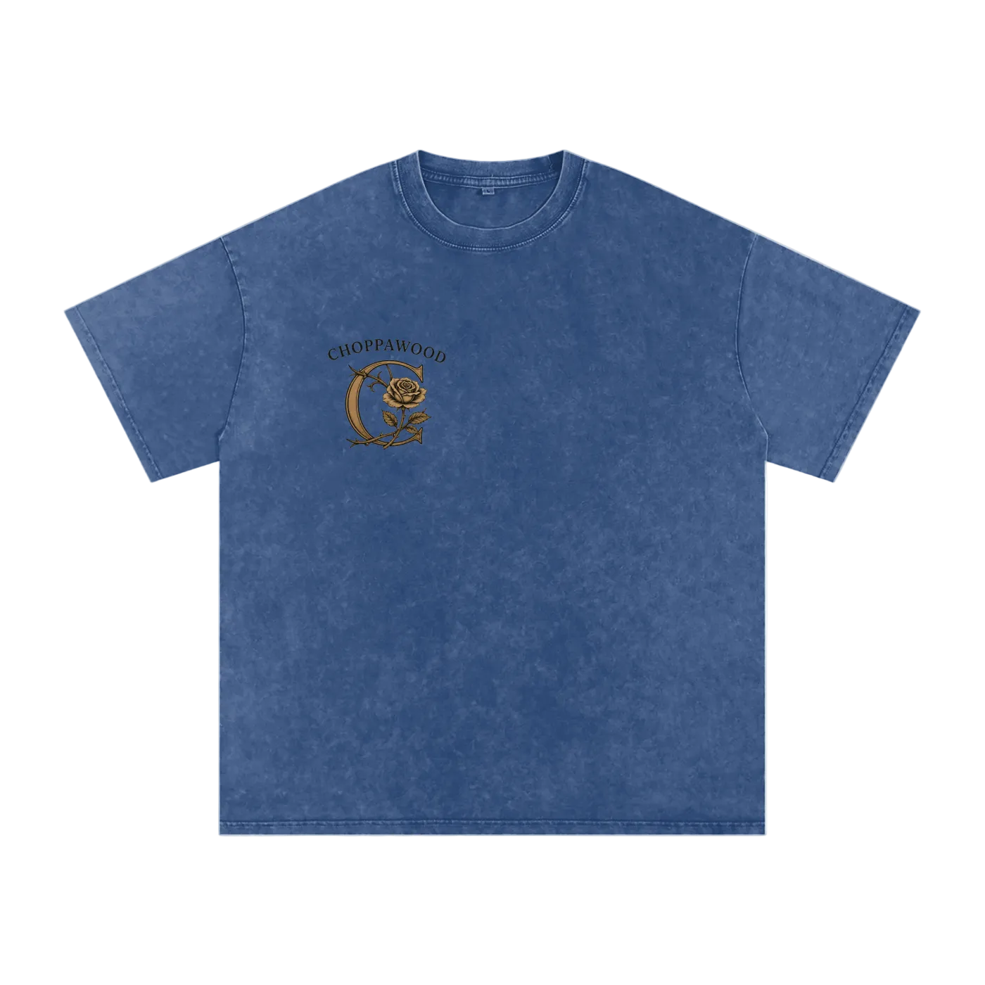 Choppawood Snow Washed Oversized Cotton T-Shirt | Rose & Resilience Edition
