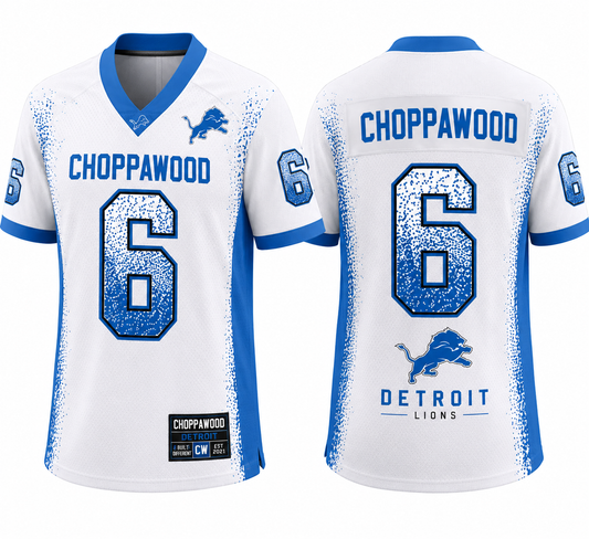 Choppawood Detroit Football Jersey | Motor City Edition