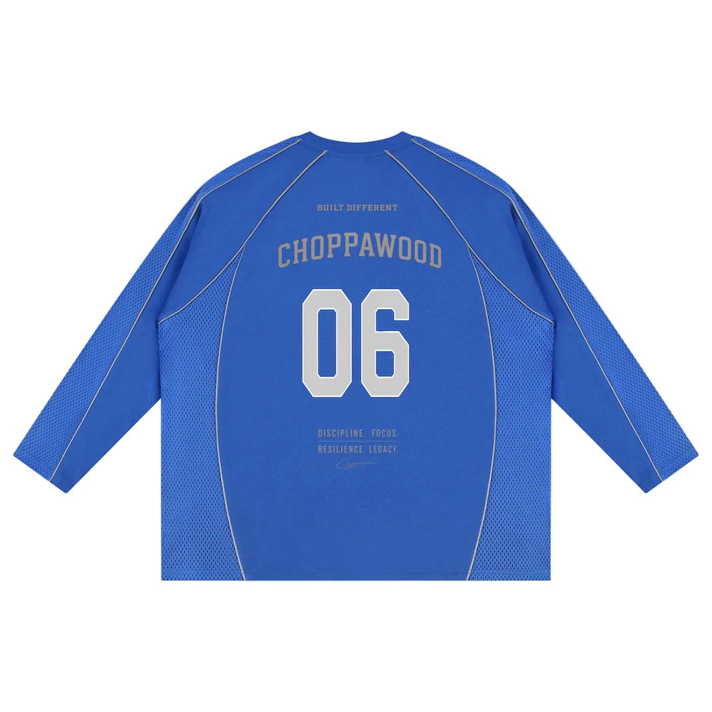Choppawood Unisex Paneled Raglan Soccer Jersey | Built Different Edition