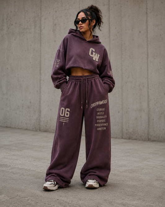 Choppawood Essential Straight-Leg Joggers | Women’s Premium Streetwear