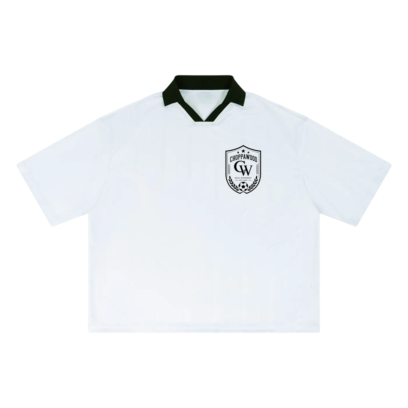 Choppawood Unisex Striped Boxy Soccer Jersey | Built Different Edition