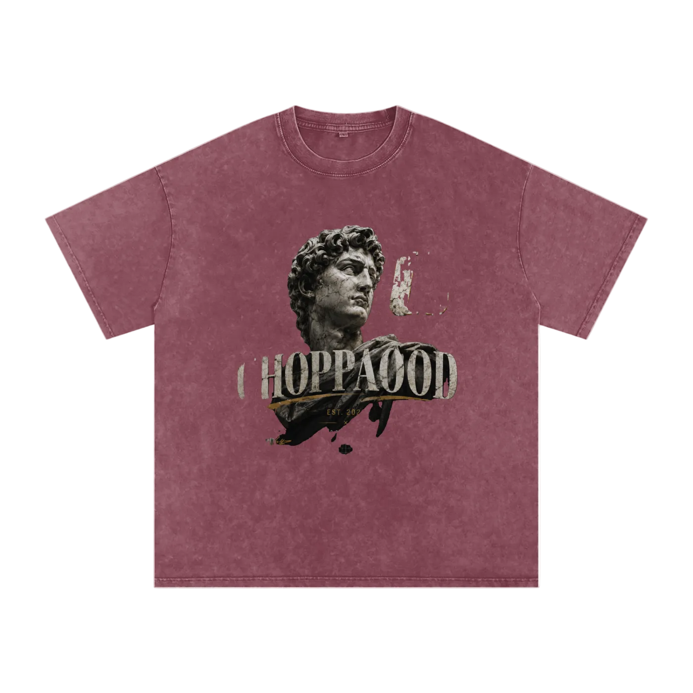 Choppawood Snow Washed Oversized Cotton T-Shirt | Vintage Streetwear Tee